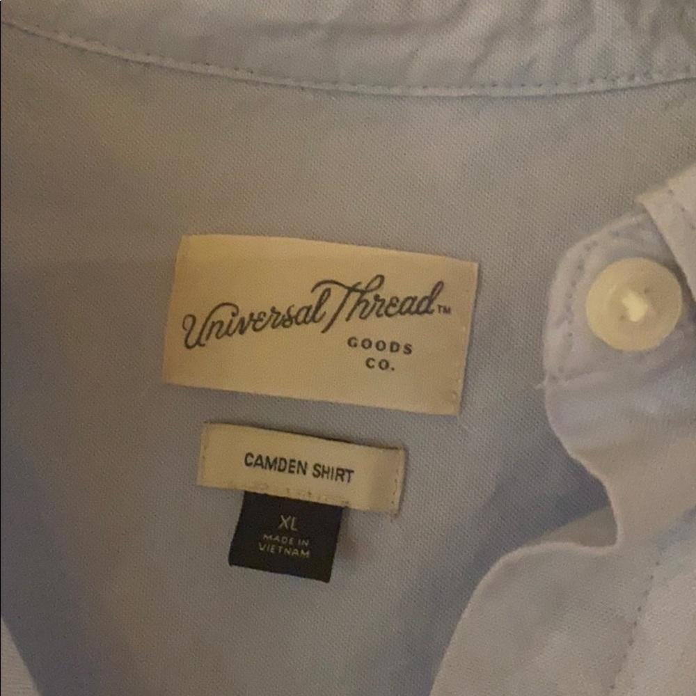 Blue button down - Picture 2 of 3
